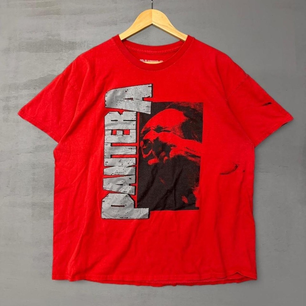 Pantera Shirt Red 2024 Tour For Legacy Graphic Band Tee XL